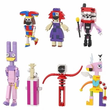 AMAZING DIGITAL CIRCUS KLOCKI KONSTRUKCYJNE FIGUREK ZESTAW 388pcs