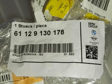 BMW E90 E87 E60 E63 PŘÍVOD KABEL AKUMULÁTORU 9130178 OE