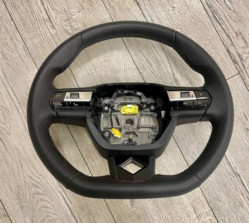 CITROEN DS3 CROSSBACK 2019- VOLANT MULTIFUNKČNÍ ČERNÁ KŮŽE