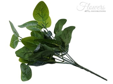 ТОЛСТЫЙ БУКЕТ ИЗ ЛИСТЬЕВ, ДЕКОРАТИВНАЯ ВЕТКА, ФЛОРИСТИЧЕСКИЙ ОРНАМЕНТ, 32СМ, ЗЕЛЕНЫЙ