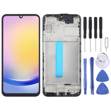 For Samsung Galaxy A25 SM-A256B Original LCD with Frame