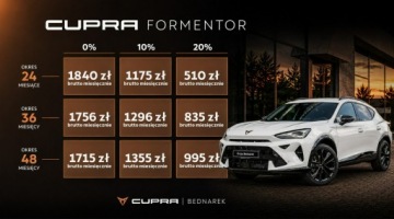 Cupra Formentor Crossover 1.5 TSI 150KM 2026 Cupra Formentor 1.5 TSI 150 KM - Dostępny od, zdjęcie 1