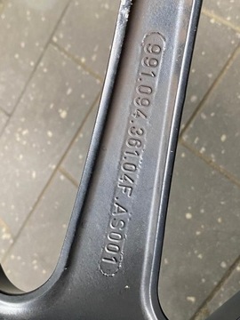 ALU RÁFKY PORSCHE CARRERA 4S S 911 991 ČERNÉ 20
