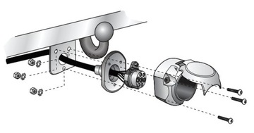 ZAŘÍZENÍ(HÁK) TÁŽNÝ BMW X1 E84 2009-2015 MODUL 7 PIN