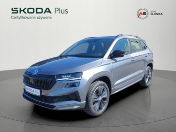 Skoda Karoq Crossover Facelifting 1.5 TSI ACT 150KM 2023 Skoda Karoq 1,5 TSI 150KM Sportline Krajowy Serwisowany Podgrzewana Szyba