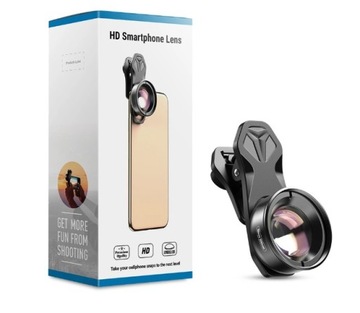 Makro obiektyw Lens 100mm do telefonu obraz 4K Apexel APL-HB100M