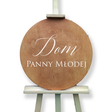 Tablica Powitalna Dom Panny Młodej, Tablica przed Dom Panny Młodej