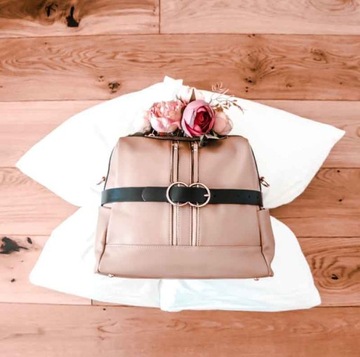 MINI JOISSY Рюкзак и органайзер в одном - черный/золотой