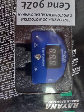 ВЫКЛЮЧАТЕЛЬ ДЛЯ МОТОЦИКЛА С ЗАРЯДНЫМ ВОЛЬТМЕТРОМ