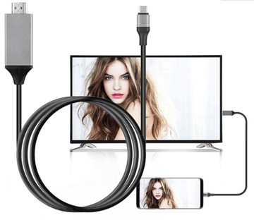 КАБЕЛЬ-АДАПТЕР USB-C 3.1 TYPE C НА HDMI 4K MHL 200см