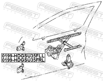 PANT PŘEDNÍCH PRAVÝCH DVEŘE SPODNÍ TOYOTA CAMRY