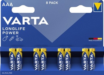 8X X VARTA LONGLIFE POWER AAA (R3) BLISTER