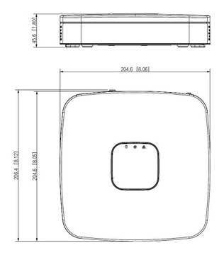 IP-РЕГИСТРАТОР BCS-L-SNVR0801-4KE /8CH H265+
