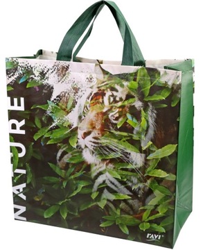 TYGRYS SIATKA TORBA NA ZAKUPY SHOPPERBAG WOREK