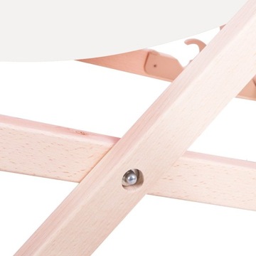 ДЕРЕВЯННЫЙ ШЕЗГОЛ, ПОЛЬСКИЙ ИЗДЕЛИЕ ОТ ПРОИЗВОДИТЕЛЯ, БЕЛЫЙ, СКЛАДНОЙ