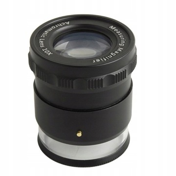 10X Stand Measuring Magnifier Scale Loupe With LED