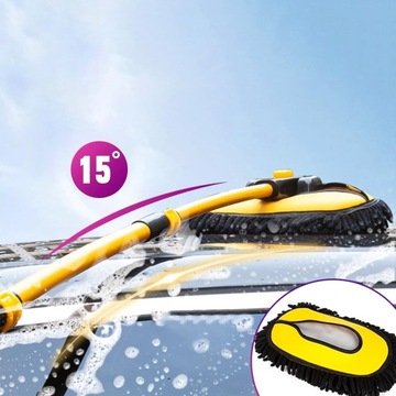 SZCZOTKA DO MYCIA SAMOCHODU Z TELESKOPOWYM UCHWYTEM, DO MYCIA SAMOCHODÓW