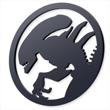 ALIEN OBCY XENOMORPH DEKORACJA 3D Prezent 3cm