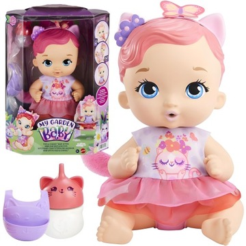 LALKA My Garden Baby Bobasek Kotek Karmienie i Przewijanie kolor różow