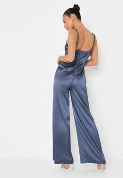 MISSGUIDED SATYNOWY KOMBINEZON MAXI XS