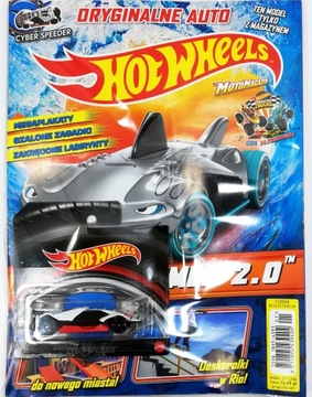 MAGAZYN HOT WHEELS 1/2024 + CYBER SPEEDER UNIKAT W CZARNYM KARTONIKU