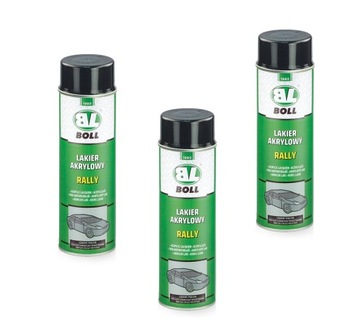 BOLL LAKIER AKRYLOWY CZARNY POŁYSK 500 ML RALLY
