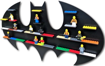 Duża półka batman do ekspozycji minifigurek