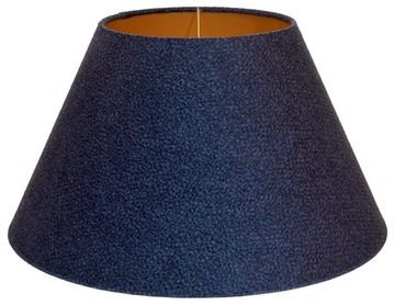 Abażur Do Lampy Klosz E27 Granatowy + Złoty Środek Bąble 20x45 H24 AREZZO