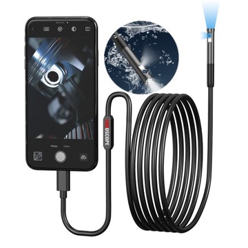 Kamera INSPEKCYJNA DUO ENDOSKOP 3M 7LED 2xFULL HD WIFI ANDROID IOS