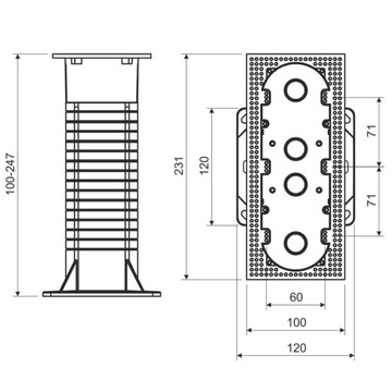 КОРОБКА П/Т ДЛЯ ИЗОЛЯЦИИ, НЕСКОЛЬКО КОПОС КЭЗ-3_КБ