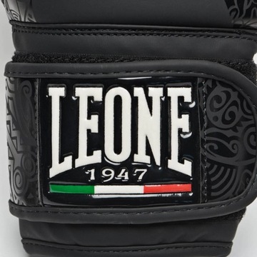 Боксерские перчатки Leone 1947 Maori, черные, 16 унций