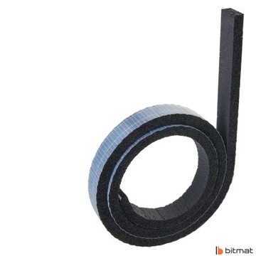 САМОКЛЕЯЩАЯСЯ ПРОКЛАДКА ДВЕРЬ ОКНО ВОРОТ РЕЗИНОВАЯ ПЕНА 9 мм