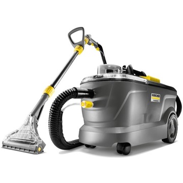 ПРОФЕССИОНАЛЬНЫЙ МОЮЩИЙ ПЫЛЕСОС KARCHER PUZZI 10/1 + НАБОР МОЮЩИХ ХИМИКАТОВ