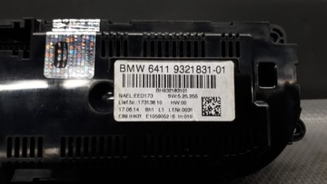 9321831 PANEL KLIMATIZACE BMW Z4 E39