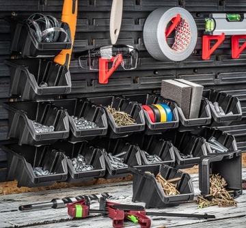 Струйная доска для инструментов Стена 232x78 см 50 помета коробка 80 ручек гараж