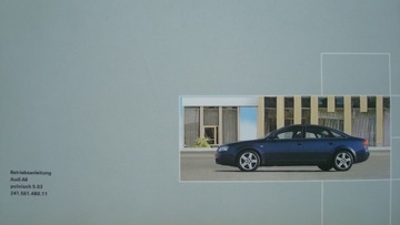 Audi A6 C5 2002-2004 Руководство пользователя на польском языке Audi A6 C5 цвет 2003 г.