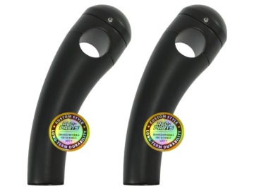 стояки для руля дюймовые черные монтажные скобы высота 16 см выше на 7 см