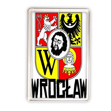 magnes akrylowy herb Wrocław