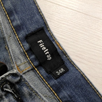 FIRETRAP _ JEANSOWE FIRMOWE SPODENKI Z LOGO _ W34