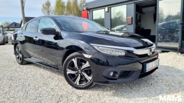 Honda Civic X Sedan 4d 1.5 VTEC Turbo 182KM 2017 Honda Civic 1.5T 183KM manual navi skora 2xPDC szyberadch 1 rej 2018R asys, zdjęcie 20