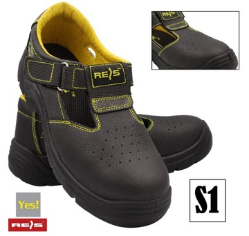 BUTY ROBOCZE SANDAŁY DAMSKIE S1 Z BLACHĄ r. 39