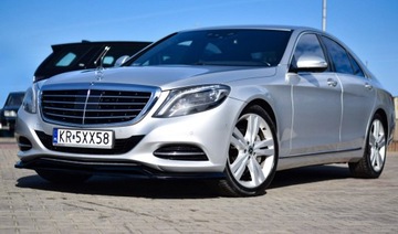Mercedes Klasa S W222 Limuzyna 500 456KM 2014 Mercedes S500 4m Webasto 360 Multikontury Dociąg Hak Masaż ACC Blis Pamięci, zdjęcie 3