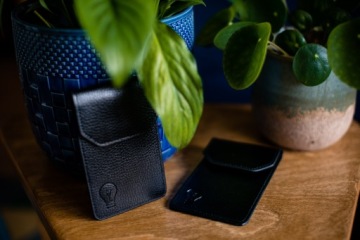 Чехол для ключей KEYLESS, блокатор волн, клетка Фарадея, RFID, кожа