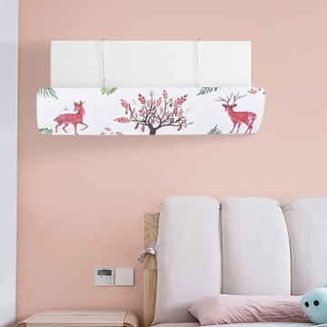 Телескопический дефлектор кондиционера 90х27см.