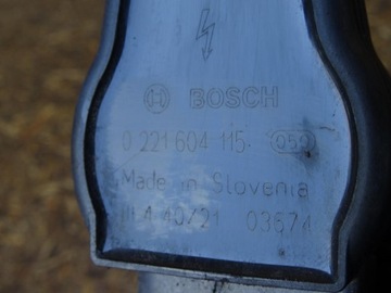 AUDI A5 8T A4 B8 2.0 TFSI CÍVKA ZAPALOVACÍ BOSCH 0221604115