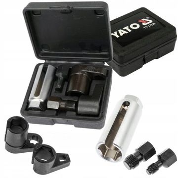 КОМПЛЕКТ YATO ДЛЯ РАБОТЫ ЛЯМБДА-ЗОНДА 1/2'' 3/8'' 5EL YT-17510 ТОРЦЕВЫЕ КЛЮЧИ