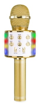 Караоке ECHO Bluetooth USB Aux со светодиодным микрофоном