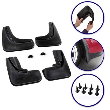 Брызговики Hyundai ix35 2010-2015 перед+зад 4 шт.