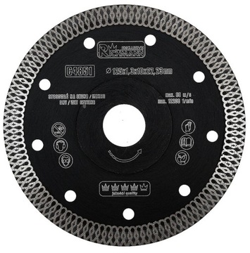 Tarcza diamentowa cienka 125x1,3mm RICHMANN C4851