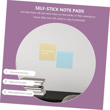 8 липких заметок размером 3x3 дюйма, наклейки для блокнотов, блокноты, заметки